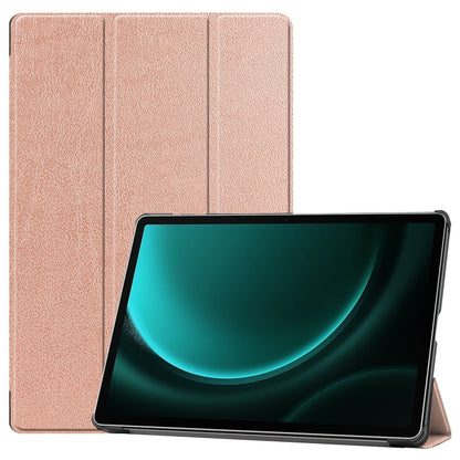 Custer Pure Color 3-Fold Holder Smart Leather Tablet Case, For Samsung Galaxy Tab S9 FE / S10 FE�...