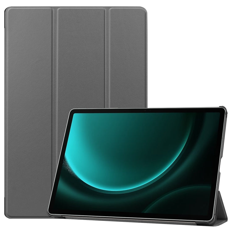 Custer Pure Color 3-Fold Holder Smart Leather Tablet Case, For Samsung Galaxy Tab S9 FE / S10 FE�...