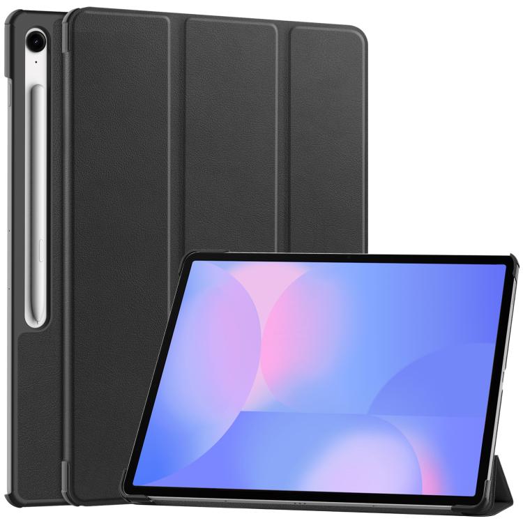 Custer Pure Color 3-Fold Holder Smart Leather Tablet Case, For Samsung Galaxy Tab S9 FE / S10 FE�...