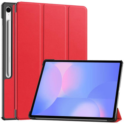 Custer Pure Color 3-Fold Holder Smart Leather Tablet Case, For Samsung Galaxy Tab S9 FE / S10 FE�...