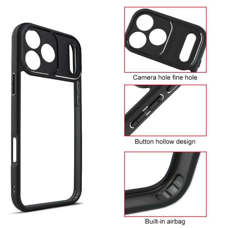 Frosted TPU + Transparent PC Phone Case