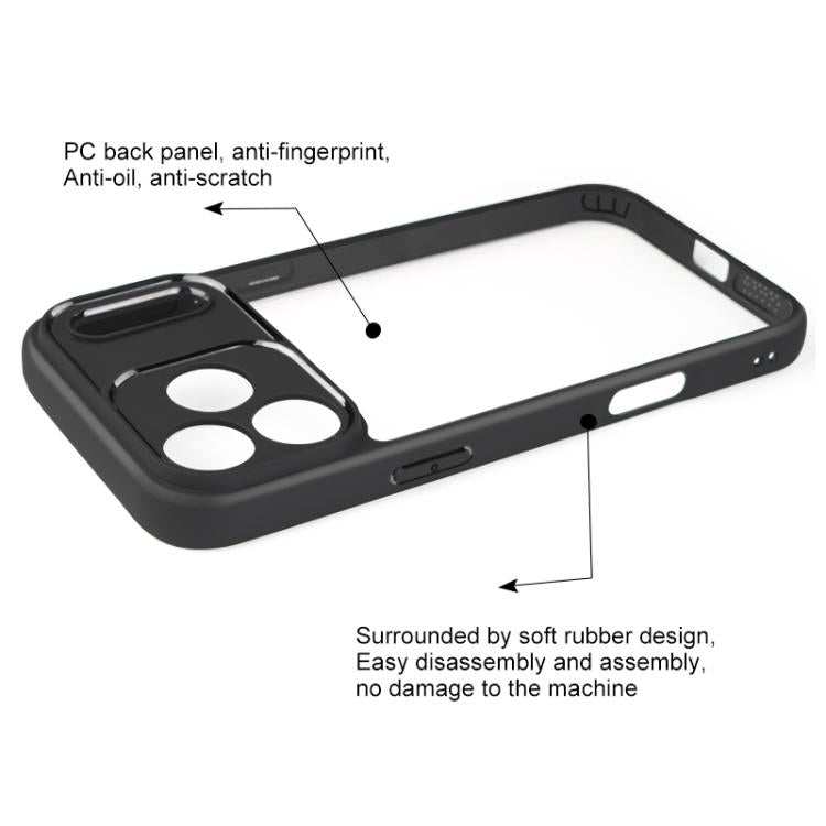 Frosted TPU + Transparent PC Phone Case