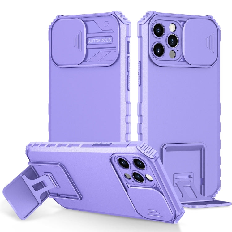 Stereoscopic Holder Sliding Camshield Phone Case