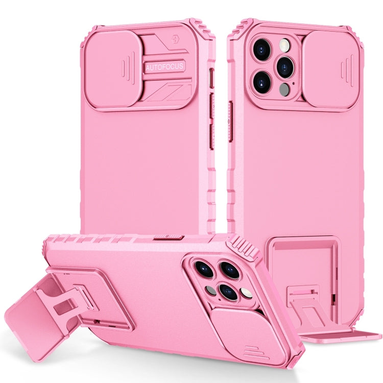 Stereoscopic Holder Sliding Camshield Phone Case