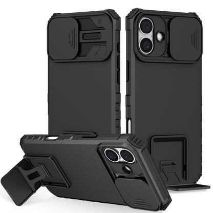 Stereoscopic Holder Sliding Camshield Phone Case