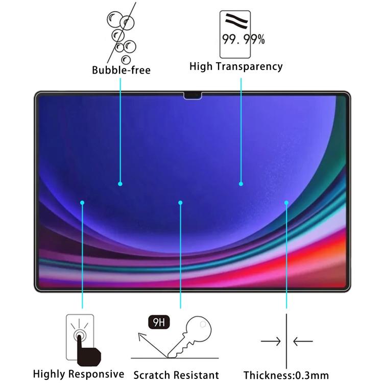 2pcs 9H 0.3mm Explosion-proof Tempered Glass Film, For Samsung Galaxy Tab S11 Ultra 14.6���������...