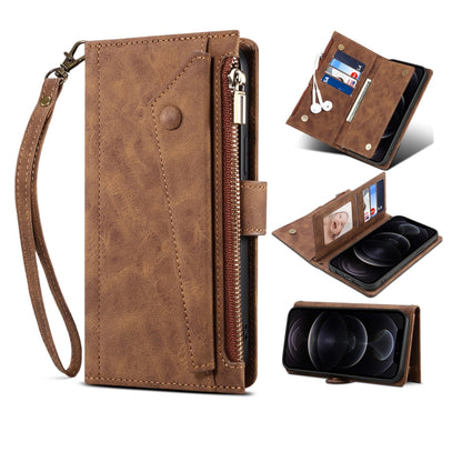 ESEBLE Retro Frosted RFID Flip Leather Phone Case, For iPhone 16e, For iPhone 16 Pro Max���������...