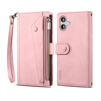 ESEBLE Retro Frosted RFID Flip Leather Phone Case, For iPhone 16e, For iPhone 16 Pro Max���������...