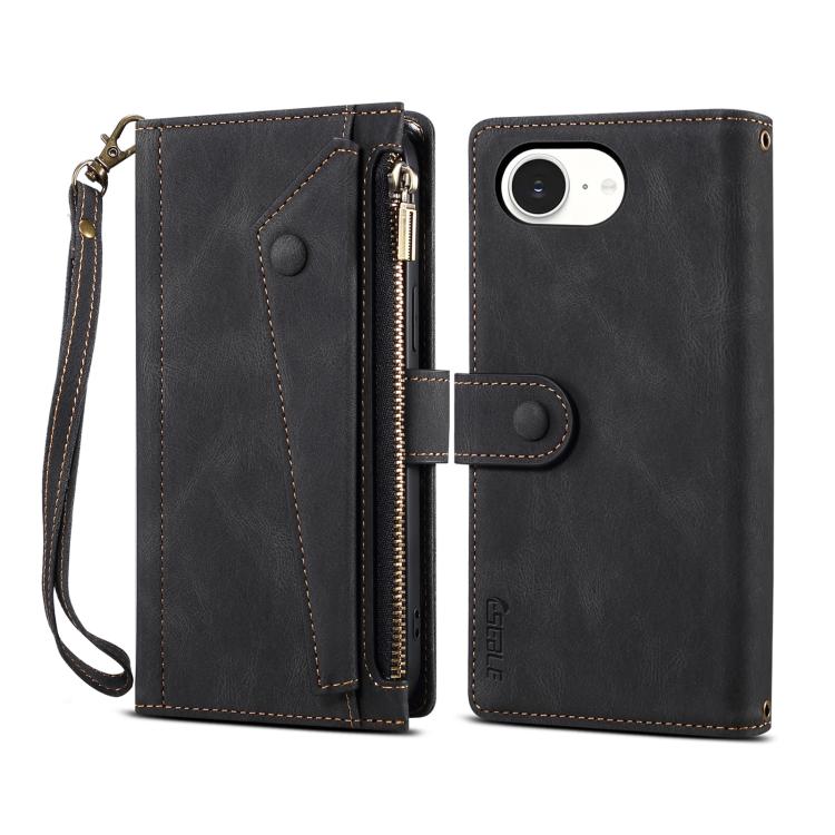 ESEBLE Retro Frosted RFID Flip Leather Phone Case, For iPhone 16e, For iPhone 16 Pro Max���������...