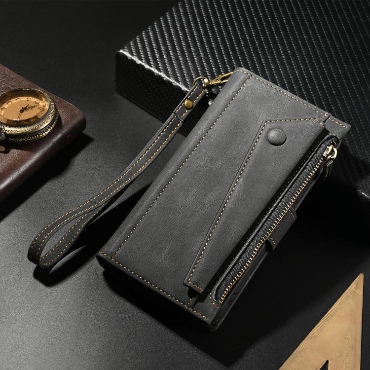 ESEBLE Retro Frosted RFID Flip Leather Phone Case, For iPhone 16e, For iPhone 16 Pro Max���������...