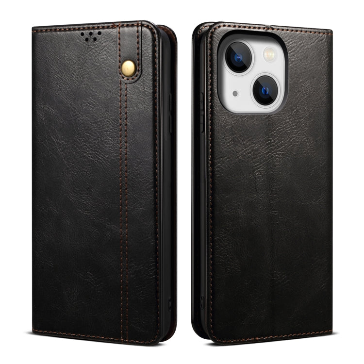 Oil Wax Crazy Horse Texture Leather Phone Case, For iPhone 16e, For iPhone 16 Pro Max������������...