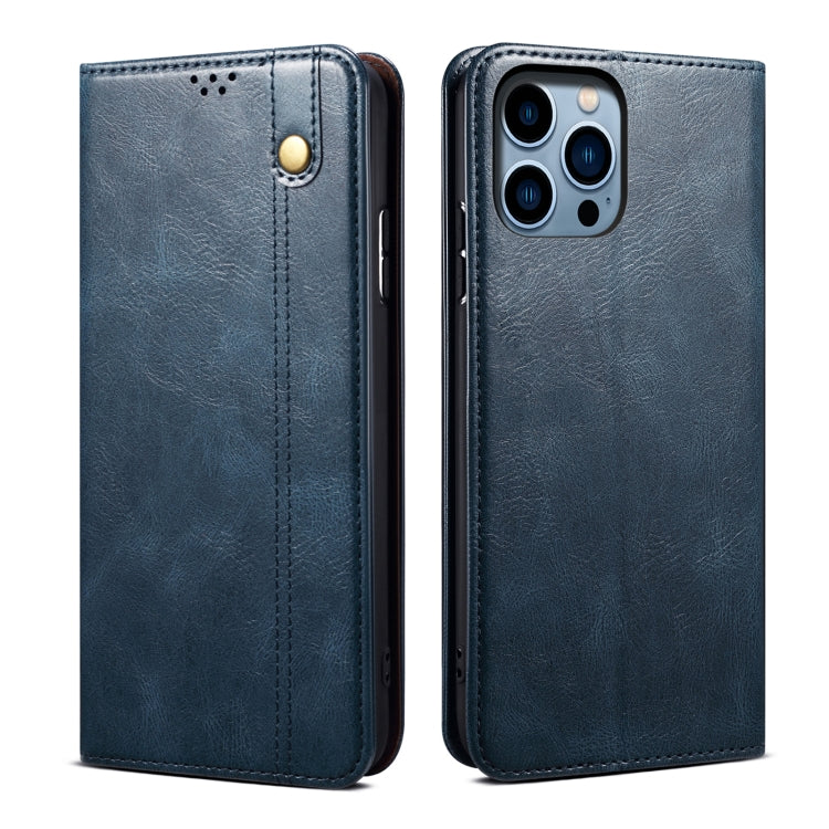 Oil Wax Crazy Horse Texture Leather Phone Case, For iPhone 16e, For iPhone 16 Pro Max������������...