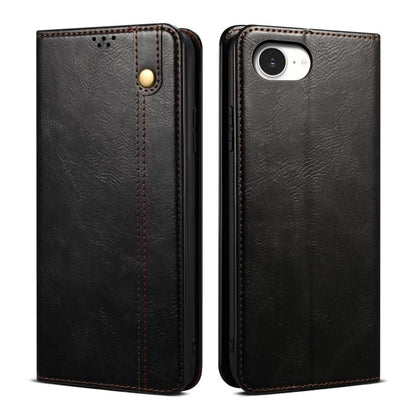 Oil Wax Crazy Horse Texture Leather Phone Case, For iPhone 16e, For iPhone 16 Pro Max������������...