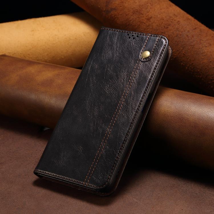 Oil Wax Crazy Horse Texture Leather Phone Case, For iPhone 16e, For iPhone 16 Pro Max������������...