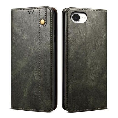 Oil Wax Crazy Horse Texture Leather Phone Case, For iPhone 16e, For iPhone 16 Pro Max������������...