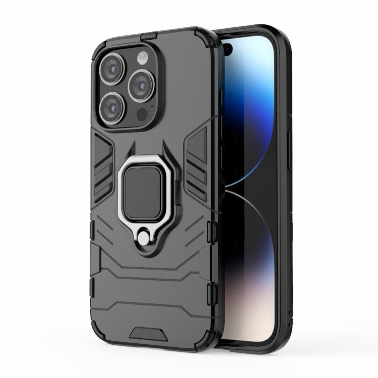Shockproof PC + TPU Holder Phone Case, For iPhone 16 Pro Max, For iPhone 16 Pro, For iPhone 16 Pl...