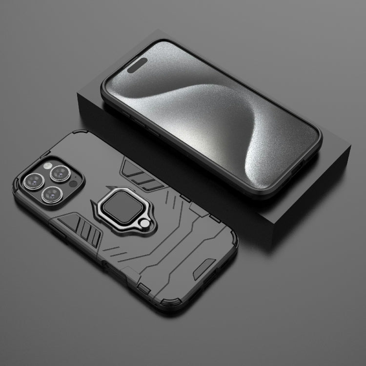 Shockproof PC + TPU Holder Phone Case, For iPhone 16 Pro Max, For iPhone 16 Pro, For iPhone 16 Pl...