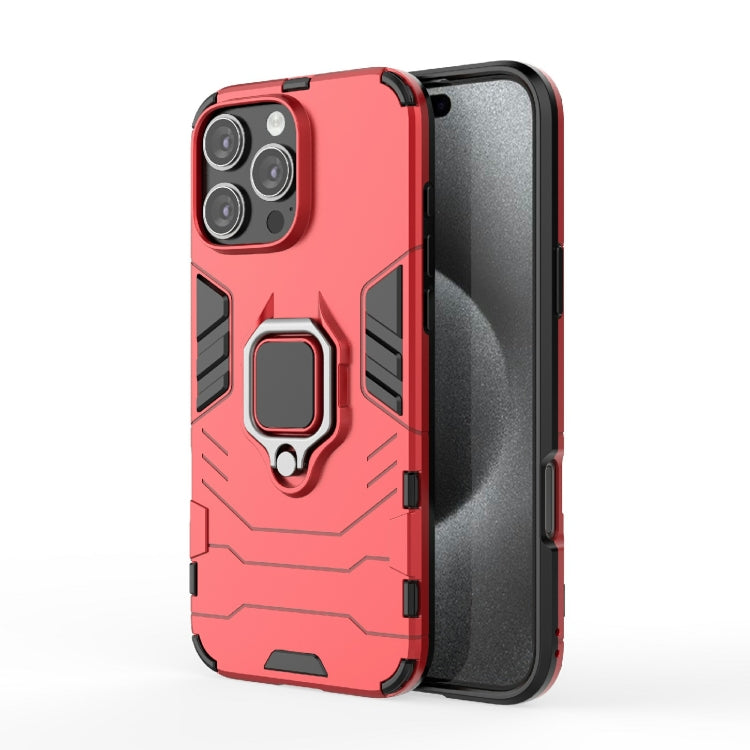 Shockproof PC + TPU Holder Phone Case, For iPhone 16 Pro Max, For iPhone 16 Pro, For iPhone 16 Pl...