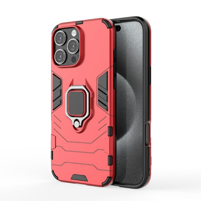 Shockproof PC + TPU Holder Phone Case, For iPhone 16 Pro Max, For iPhone 16 Pro, For iPhone 16 Pl...