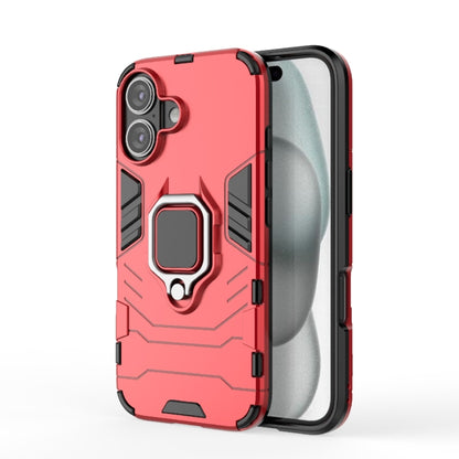 Shockproof PC + TPU Holder Phone Case, For iPhone 16 Pro Max, For iPhone 16 Pro, For iPhone 16 Pl...