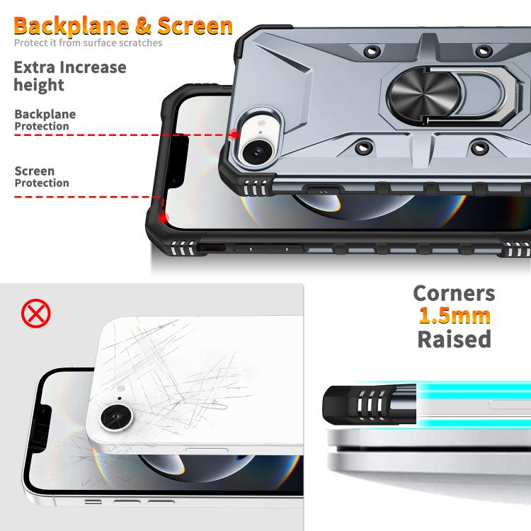 Ring Holder Phone Case, For iPhone 16e, For iPhone 16 Pro Max, For iPhone 16 Pro�����������������...