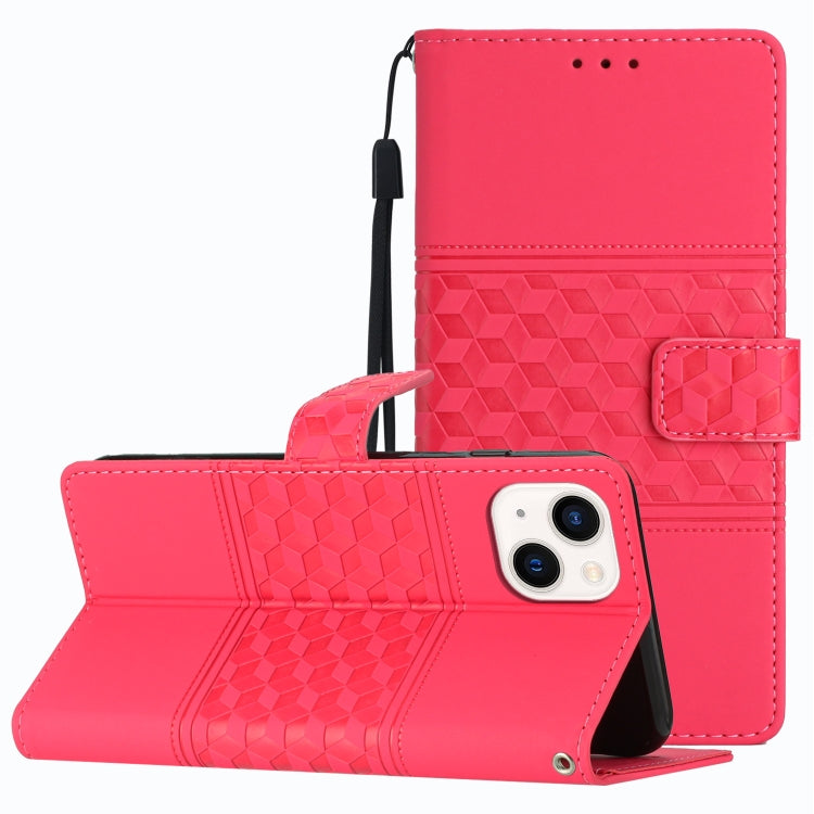 Diamond Embossed Skin Feel Leather Phone Case