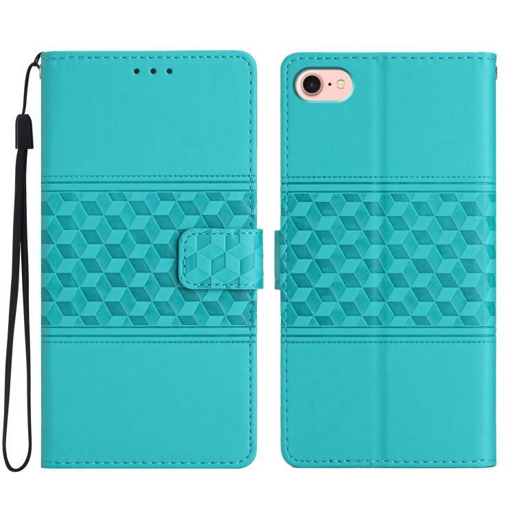 Diamond Embossed Skin Feel Leather Phone Case