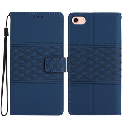 Diamond Embossed Skin Feel Leather Phone Case