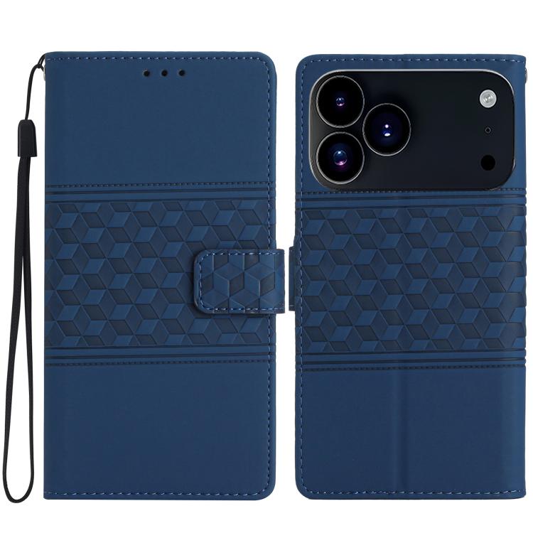 Diamond Embossed Skin Feel Leather Phone Case