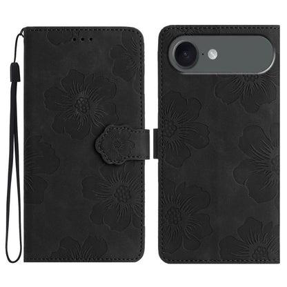 Flower Embossing Pattern Leather Phone Case