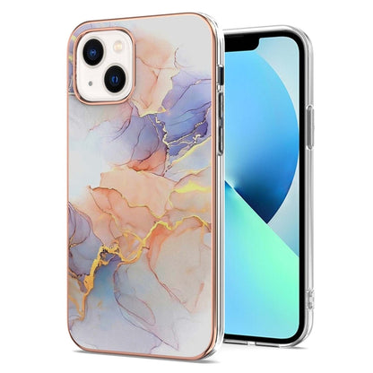 Electroplating Pattern IMD TPU Shockproof Case, For iPhone 16 Pro Max, For iPhone 16 Pro���������...