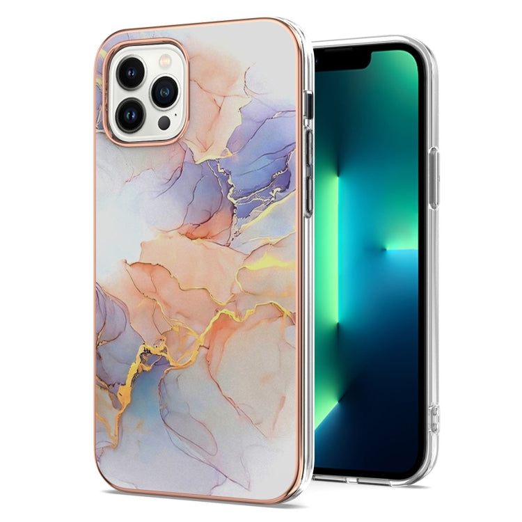 Electroplating Pattern IMD TPU Shockproof Case, For iPhone 16 Pro Max, For iPhone 16 Pro���������...