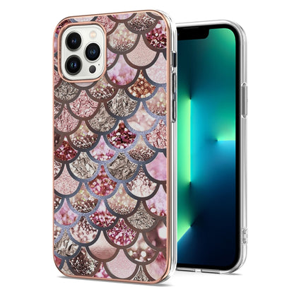 Electroplating Pattern IMD TPU Shockproof Case, For iPhone 16 Pro Max, For iPhone 16 Pro���������...