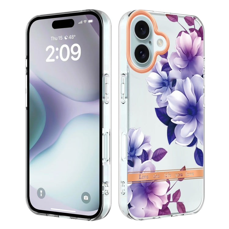 Flowers and Plants Series IMD TPU Phone Case, For iPhone 16 Pro Max, For iPhone 16 Pro�����������...