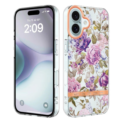 Flowers and Plants Series IMD TPU Phone Case, For iPhone 16 Pro Max, For iPhone 16 Pro�����������...