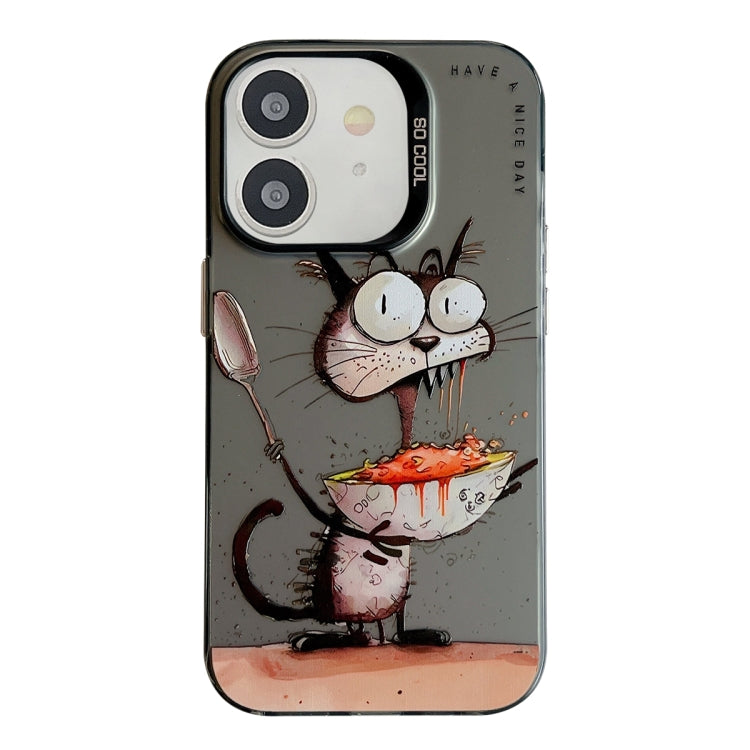 Animal Pattern Oil Painting Series PC + TPU Phone Case, For iPhone 12, For iPhone 12 Pro Max�����...