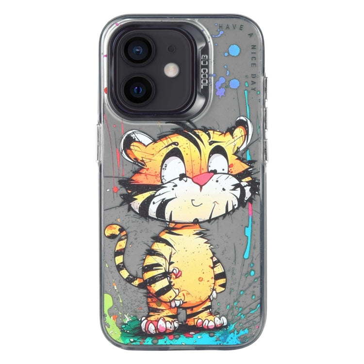 Animal Pattern Oil Painting Series PC + TPU Phone Case, For iPhone 12, For iPhone 12 Pro Max�����...