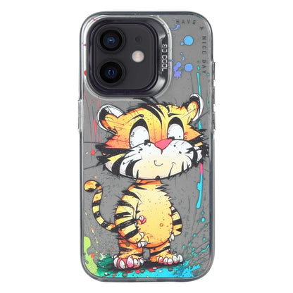 Animal Pattern Oil Painting Series PC + TPU Phone Case, For iPhone 12, For iPhone 12 Pro Max�����...