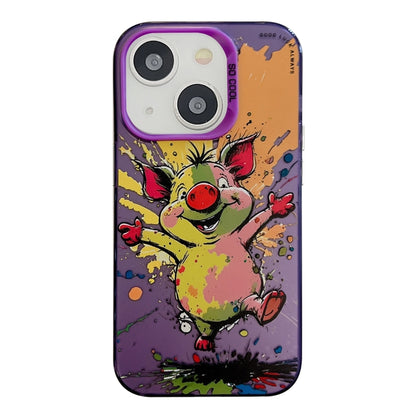 Animal Pattern Oil Painting Series PC + TPU Phone Case, For iPhone 13 Pro Max, For iPhone 13 Pro�...