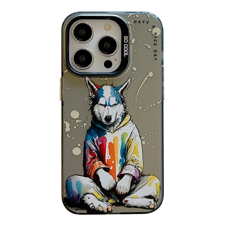 Animal Pattern Oil Painting Series PC + TPU Phone Case, For iPhone 13 Pro Max, For iPhone 13 Pro�...
