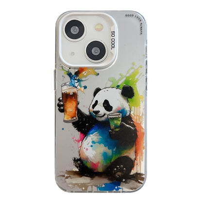Animal Pattern Oil Painting Series PC + TPU Phone Case, For iPhone 14, For iPhone 14 Pro���������...