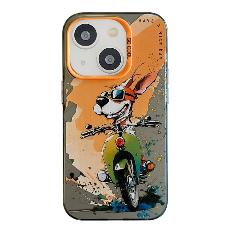 Animal Pattern Oil Painting Series PC + TPU Phone Case