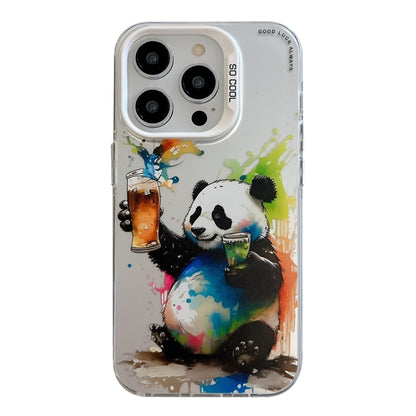 Animal Pattern Oil Painting Series PC + TPU Phone Case, For iPhone 14, For iPhone 14 Pro���������...