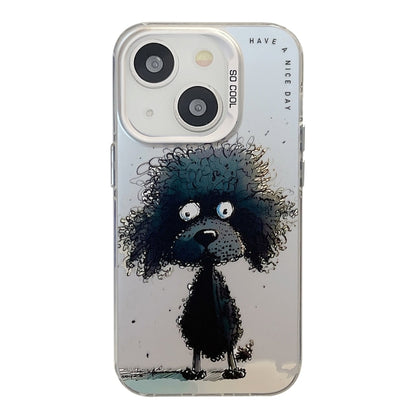 Animal Pattern Oil Painting Series PC + TPU Phone Case, For iPhone 15 Plus, For iPhone 15��������...