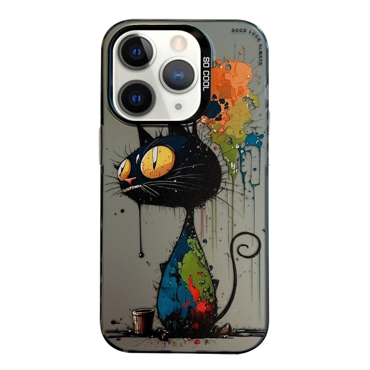 Animal Pattern Oil Painting Series PC + TPU Phone Case, For iPhone 11 Pro Max, For iPhone 11�����...