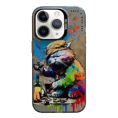 Animal Pattern Oil Painting Series PC + TPU Phone Case, For iPhone 11 Pro Max, For iPhone 11�����...