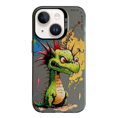 Animal Pattern Oil Painting Series PC + TPU Phone Case, For iPhone 15 Plus, For iPhone 15��������...