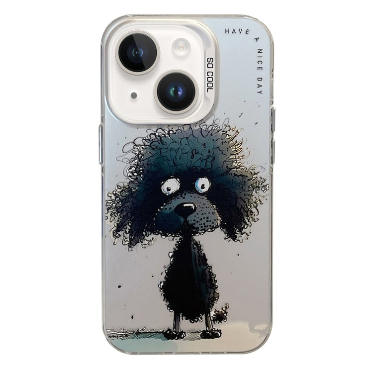 Animal Pattern Oil Painting Series PC + TPU Phone Case, For iPhone 15 Plus, For iPhone 15��������...