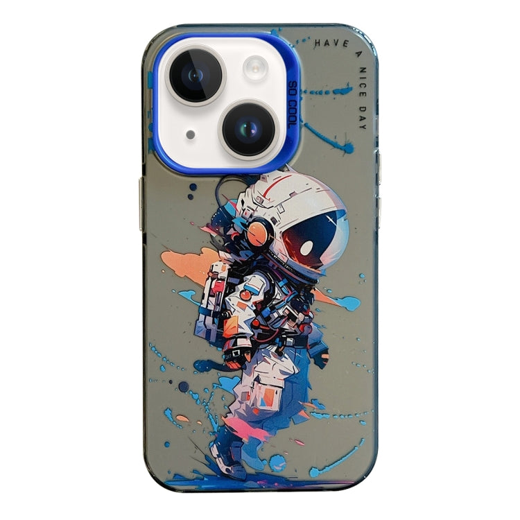 Animal Pattern Oil Painting Series PC + TPU Phone Case, For iPhone 15 Plus, For iPhone 15��������...