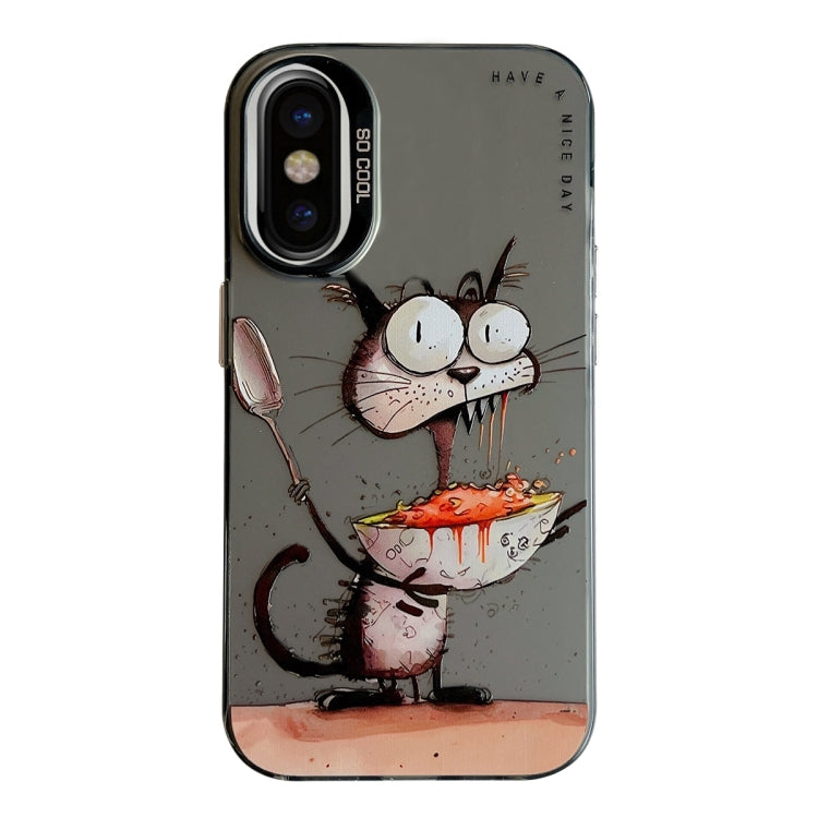 Animal Pattern Oil Painting Series PC + TPU Phone Case, For iPhone 11 Pro Max, For iPhone 11�����...